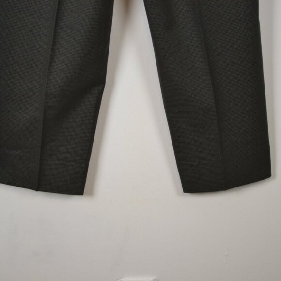 Bachrach Mens 42R Wool 2 Piece Suit Double Breasted Tweed Pleated Button Pockets - Picture 11 of 13